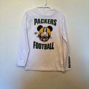 Disney x Packers NFL Mickey Mouse Long Sleeve Kids size Small